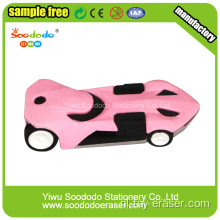 Gele Snelle auto Eraser, Eraser Funny kinderen speelgoed